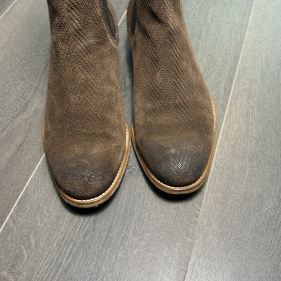 Topman Leather Distressed Brown Chelsea Boots Men’s EU Size 42 Made in Portugal - Picture 7 of 15